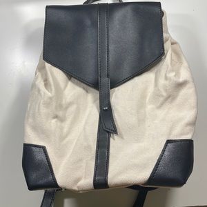 New Canvas leather backpack